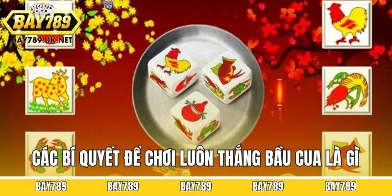 Các bí quyết để chơi luôn thắng bầu cua là gì?